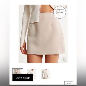 Abercrombie & Fitch menswear mini skirt NWOT